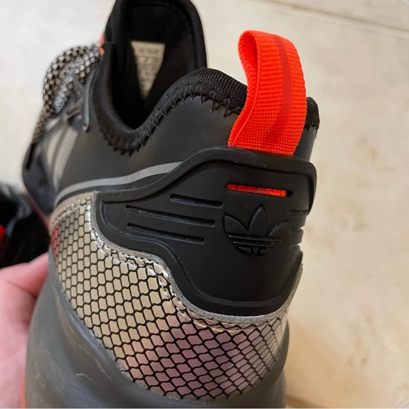 Adidas ZX 2K Boost MARVEL 'Stark Industries' IRON MAN Sneakers Like New Size 7 - Picture 5 of 14